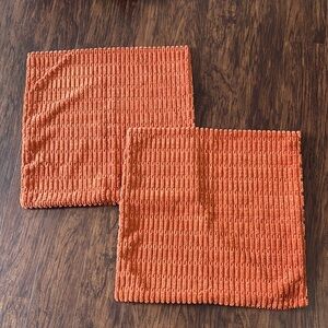 MULEE Corduroy Decorative Pillow Covers (2)